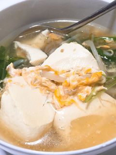 豆腐★豆腐と水菜のあんかけスープ-レシピのメイン写真