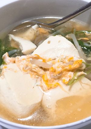 豆腐★豆腐と水菜のあんかけスープ-レシピのメイン写真