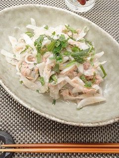 大根と大葉のシーチキンサラダ-レシピのメイン写真