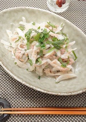 大根と大葉のシーチキンサラダ-レシピのメイン写真