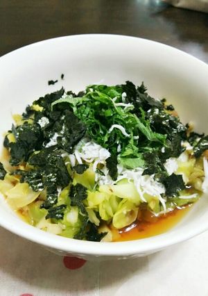 簡単で激旨。春キャベツのおひたし。-レシピのメイン写真