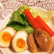 ♡超簡単☆焼きそばソースで味付け卵♡