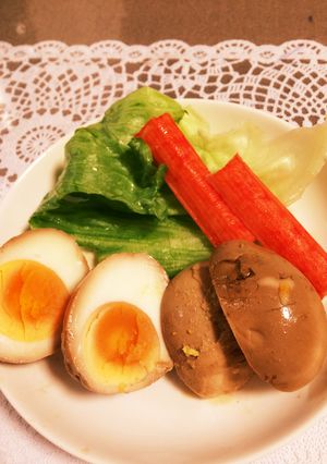 ♡超簡単☆焼きそばソースで味付け卵♡-レシピのメイン写真