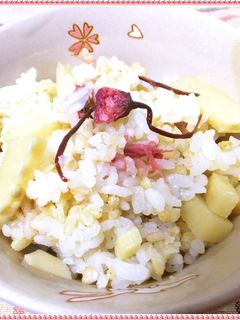 春桜香る♡筍ごはん(簡単混ぜ込み)保存食-レシピのメイン写真