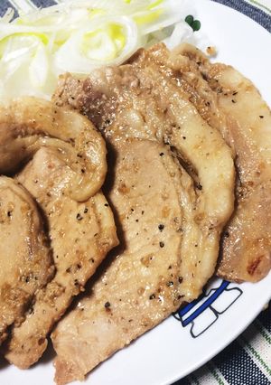 生姜際立つ豚肉ロースの生姜焼き-レシピのメイン写真
