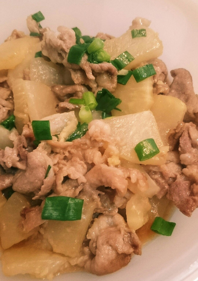 かぶと豚肉の生姜塩こうじ炒め-レシピのメイン写真