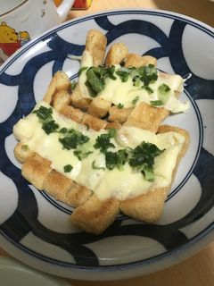 カリカリ油揚げチーズのせ-レシピのメイン写真