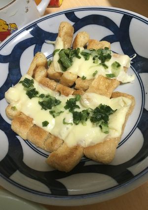 カリカリ油揚げチーズのせ-レシピのメイン写真