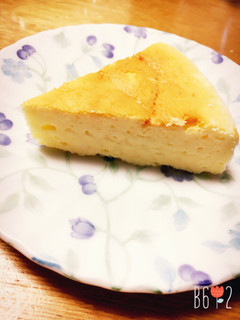 重くないしっとりチーズケーキ♡-レシピのメイン写真