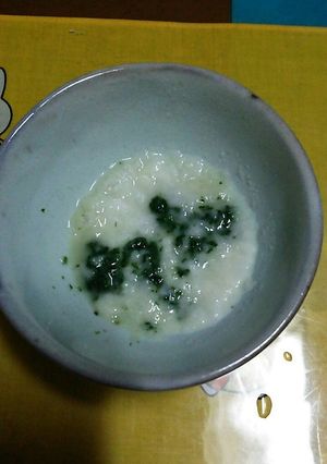 離乳食 ほうれん草ミルクぱんがゆ-レシピのメイン写真