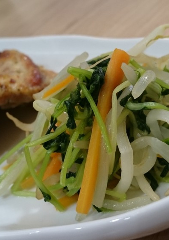 豆苗の炒めもの-レシピのメイン写真