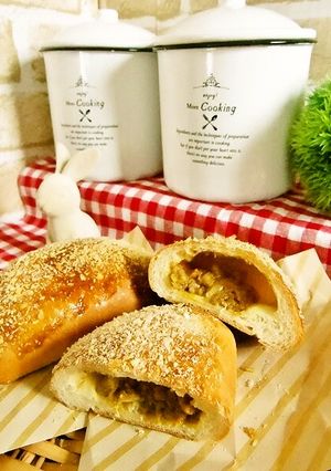 HBとレンジで*簡単揚げないカレーパン-レシピのメイン写真