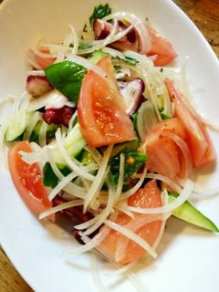バジル香るタコとトマトのイタリアンサラダ-レシピのメイン写真