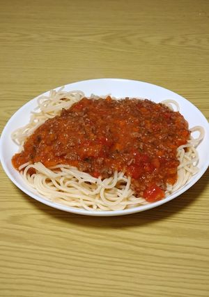 野菜たっぷりミートソース-レシピのメイン写真
