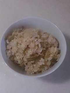 ふきと網えびご飯-レシピのメイン写真