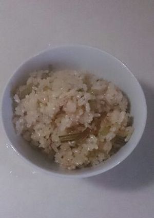ふきと網えびご飯-レシピのメイン写真