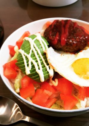 お野菜たっぷり簡単ロコモコ丼-レシピのメイン写真