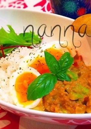 マイルドな豆乳アボカドキーマカレー-レシピのメイン写真