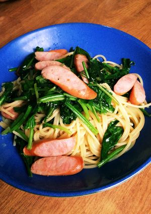 ほうれん草のパスタ♡-レシピのメイン写真