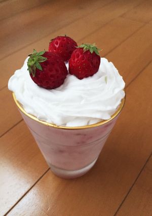 いちごちゃんのムース!-レシピのメイン写真