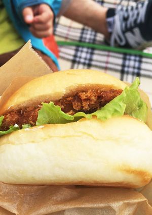 超簡単とんかつバーガー弁当-レシピのメイン写真