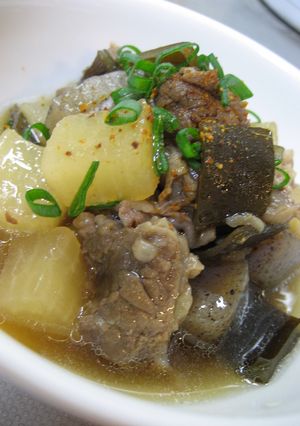 美肌メニュー☆牛すじのトロぷる煮こみ-レシピのメイン写真