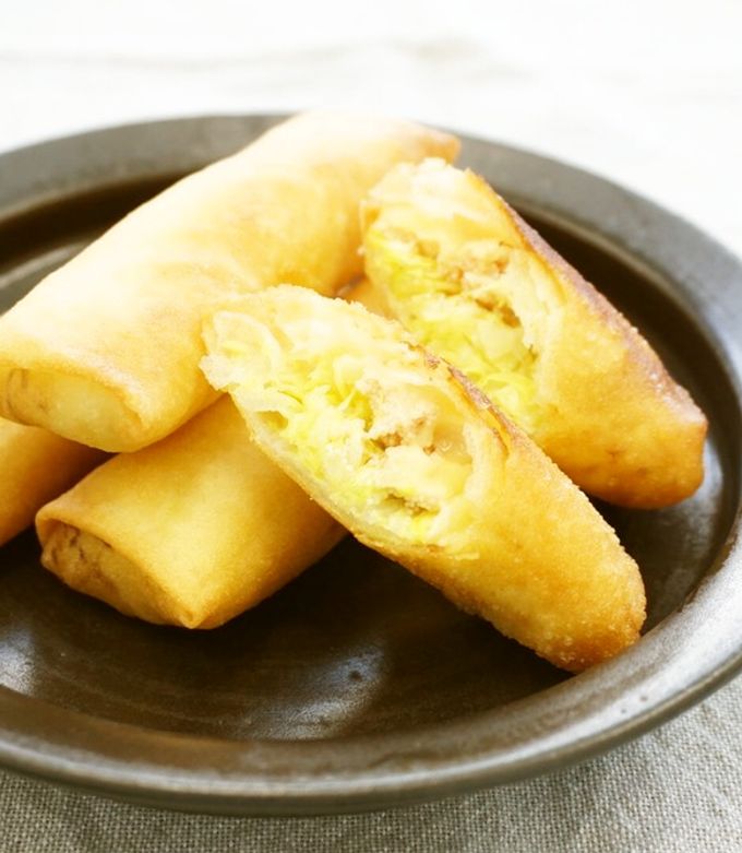 春巻きさん専用 春キャベツの明太チーズ春巻 by 博多あごおとし 【クックパッド