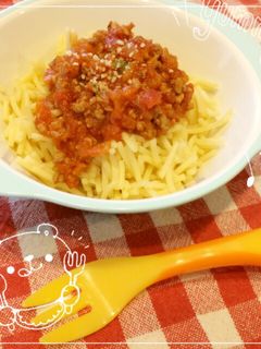 使える!簡単ミートソース★離乳食後期にも-レシピのメイン写真