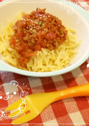 使える！簡単ミートソース★離乳食後期にも-レシピのメイン写真