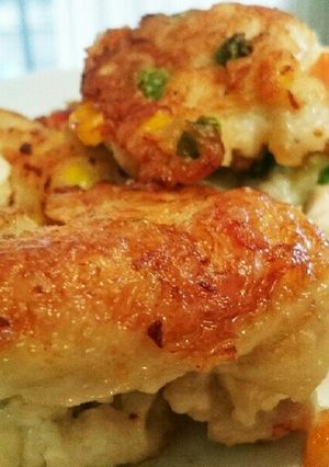 胸肉でモグモグチキンバーガー(・o・)⁉-レシピのメイン写真