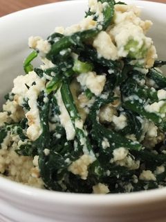 春菊の胡麻入り白和え-レシピのメイン写真