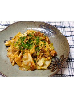 簡単!!サバとキャベツの味噌炒め-レシピのメイン写真