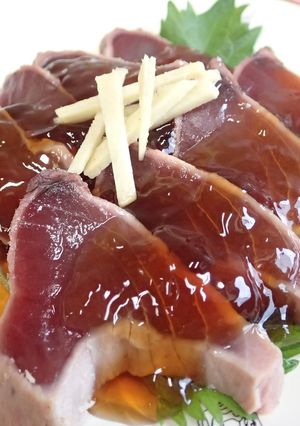 カツオOnクリアガー5Aで簡単ジュレドレ-レシピのメイン写真