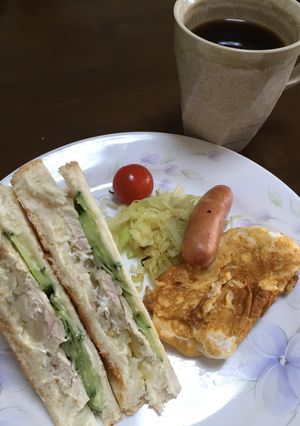 あっという間のモーニングプレート-レシピのメイン写真