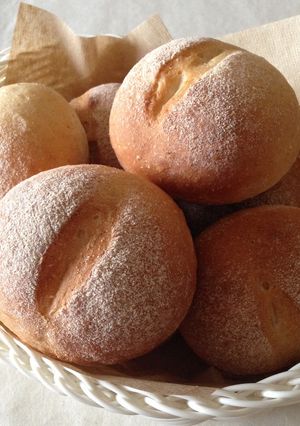 ❄︎雪塩でシンプルロール(HB使用)-レシピのメイン写真