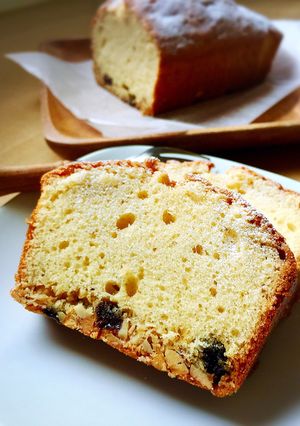 ザクザク&ふんわり〜二層パウンドケーキ-レシピのメイン写真