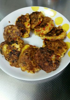ピーマンと椎茸の豆腐ナゲット-レシピのメイン写真