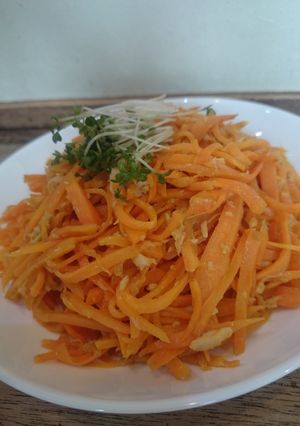 スピード料理 人参とシーチキンの炒め物-レシピのメイン写真