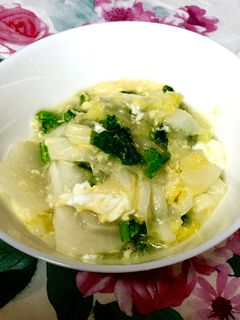 丼でもOK!カブと白菜の中華あんかけ-レシピのメイン写真