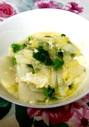 丼でもOK!カブと白菜の中華あんかけ-レシピのメイン写真