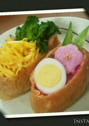 お花見いなり寿司-レシピのメイン写真