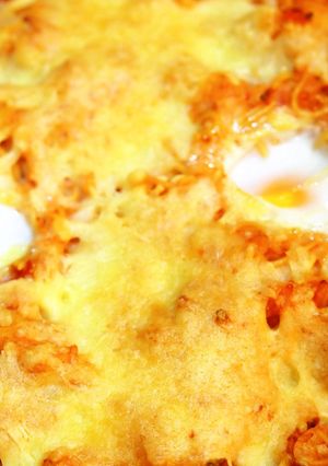 インスタントで、そば飯トマト風味のドリア-レシピのメイン写真