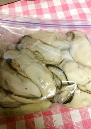 蒸し牡蠣の冷凍保存-レシピのメイン写真