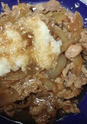 簡単豚バラの生姜焼きおろしのせ-レシピのメイン写真