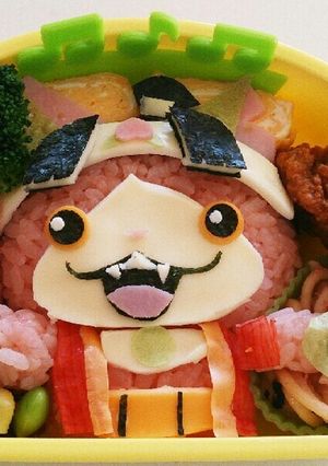 キャラ弁 妖怪ウォッチ モモタロニャン-レシピのメイン写真