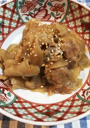 豚肉とレンコンのきんぴら-レシピのメイン写真