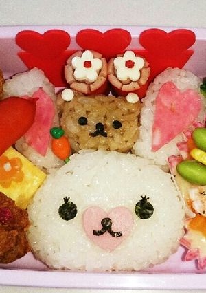 キャラ弁 うさぎのモフィ モフィとリー-レシピのメイン写真
