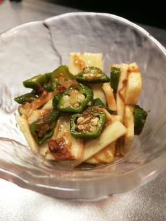 長芋とオクラのねばねば〜☆おかか和え-レシピのメイン写真