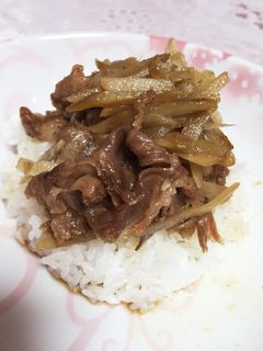 牛肉とごぼうのすき焼き煮☆早技☆-レシピのメイン写真