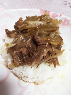 牛肉とごぼうのすき焼き煮☆早技☆-レシピのメイン写真